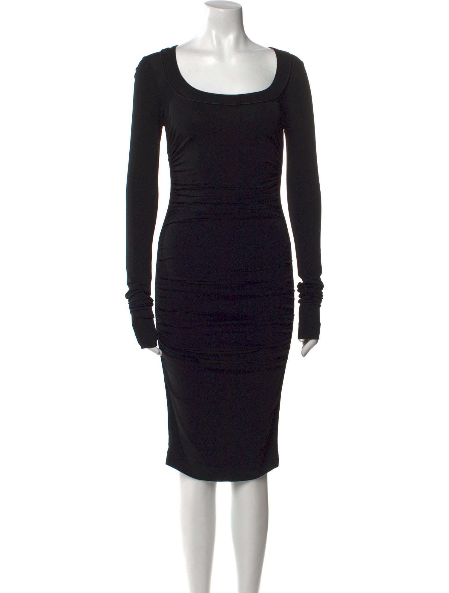 Dolce & Gabbana Scoop Neck Knee-Length Dress