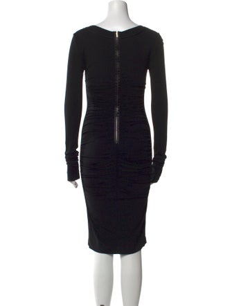 Dolce & Gabbana Scoop Neck Knee-Length Dress