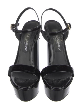 Dolce & Gabbana Patent Leather Sandals
