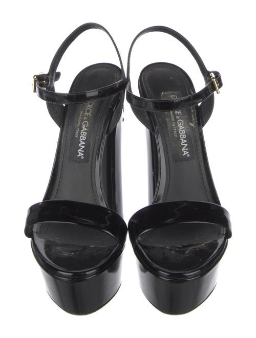Dolce & Gabbana Patent Leather Sandals