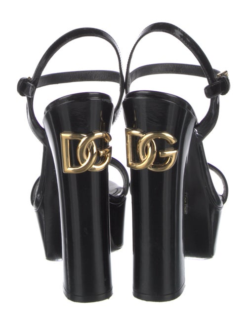 Dolce & Gabbana Patent Leather Sandals
