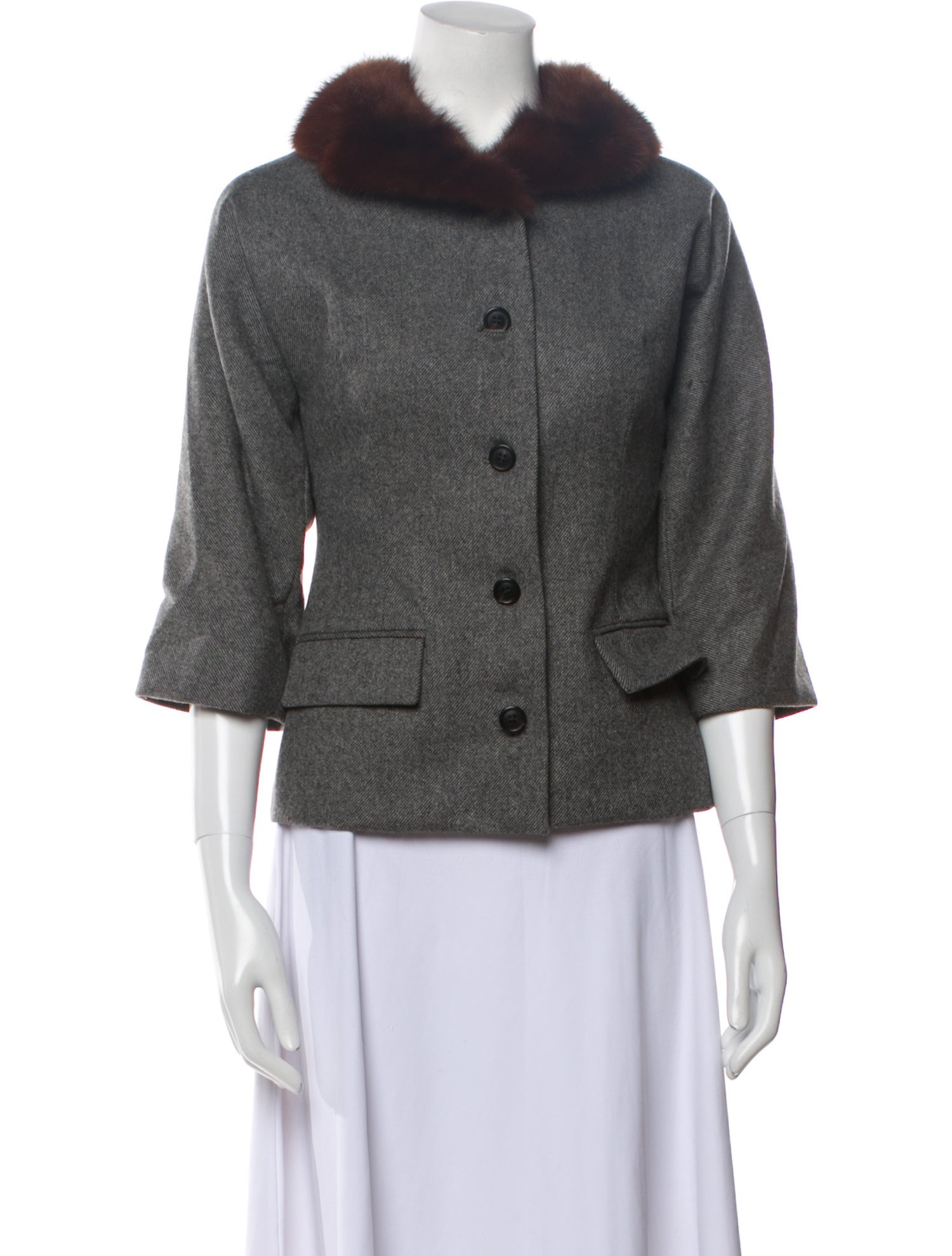 Dolce & Gabbana Vintage Late 1990's - Early 2000's Fur Jacket