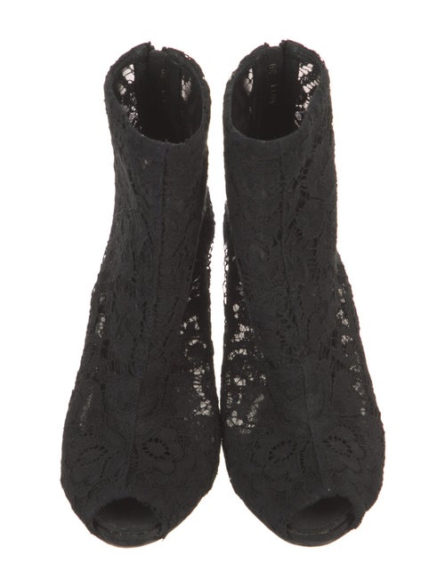 Dolce & Gabbana Lace Lace Pattern Boots