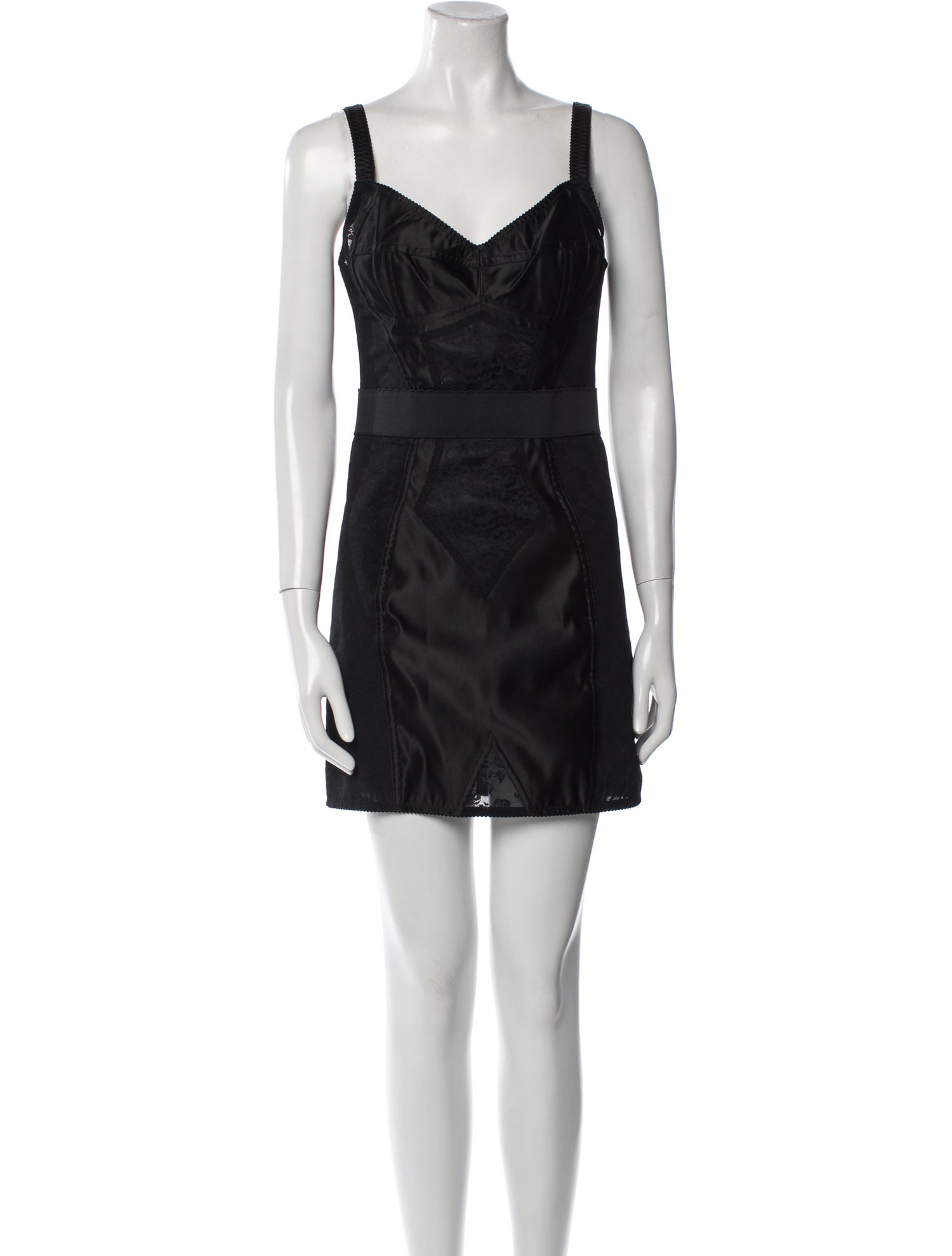 Dolce & Gabbana V-Neck Mini Dress