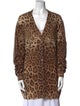 Dolce & Gabbana Cashmere Animal Print Sweater