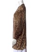 Dolce & Gabbana Cashmere Animal Print Sweater