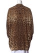 Dolce & Gabbana Cashmere Animal Print Sweater