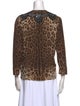 Dolce & Gabbana Virgin Wool Animal Print Sweater