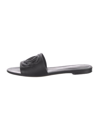 Dolce & Gabbana Leather Slides