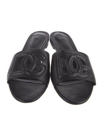Dolce & Gabbana Leather Slides