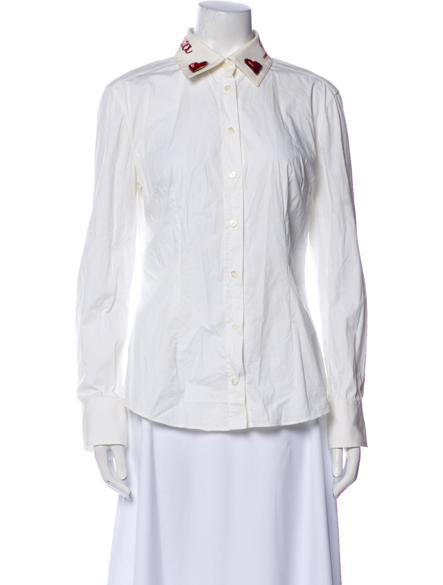 Dolce & Gabbana Long Sleeve Button-Up Top