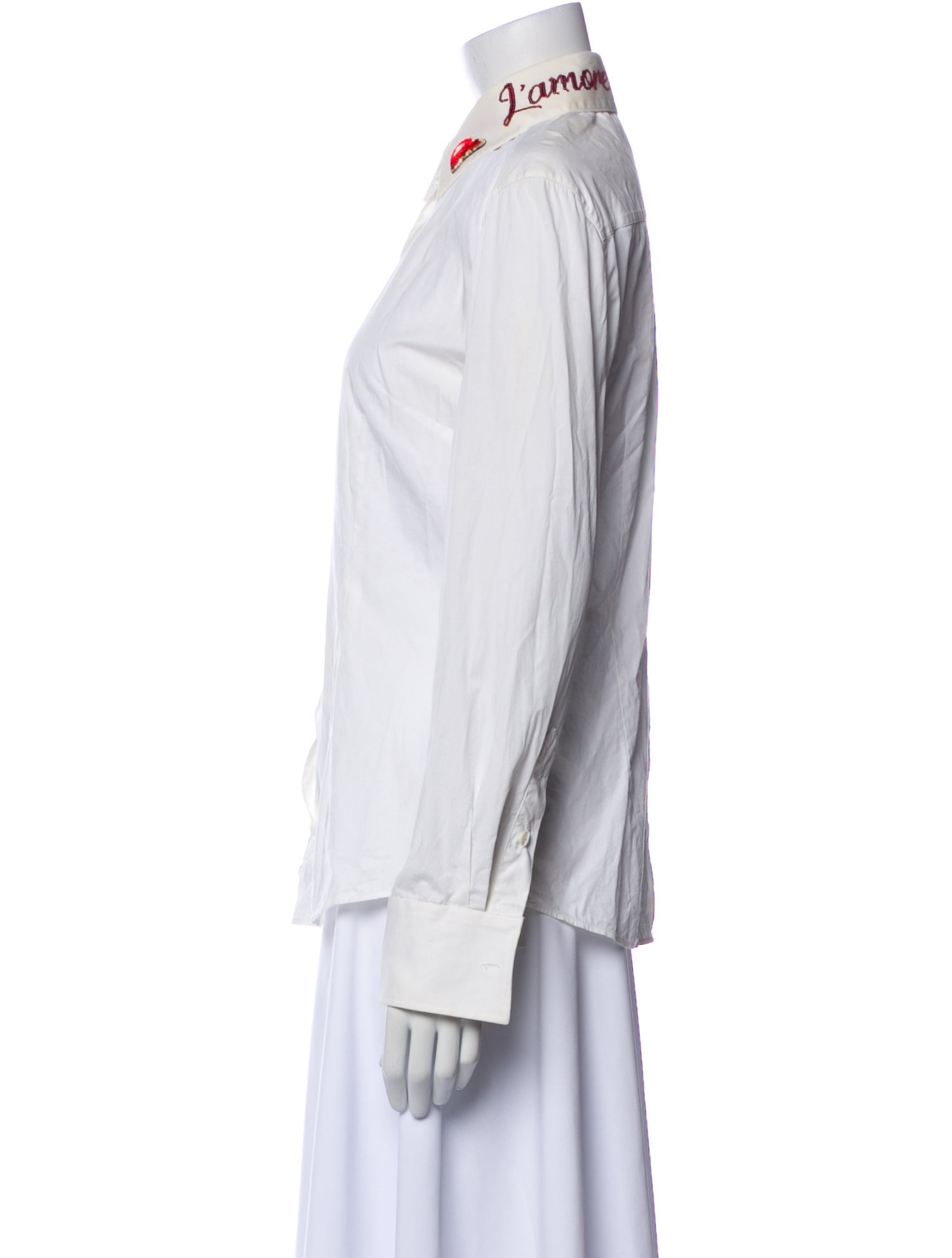 Dolce & Gabbana Long Sleeve Button-Up Top