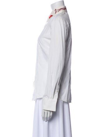 Dolce & Gabbana Long Sleeve Button-Up Top