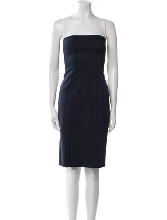 Dolce & Gabbana Square Neckline Mini Dress