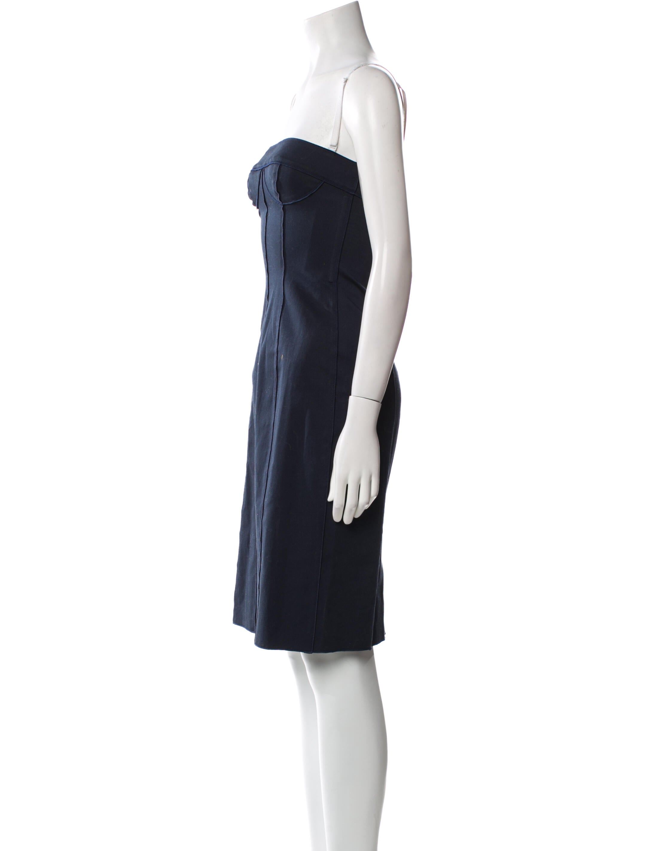 Dolce & Gabbana Square Neckline Mini Dress