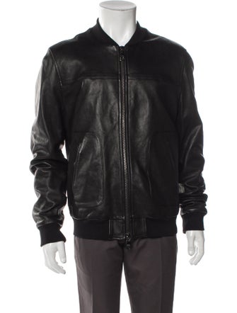 Dolce & Gabbana Leather Bomber Jacket