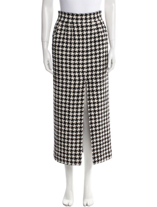 Dolce & Gabbana Virgin Wool Midi Length Skirt