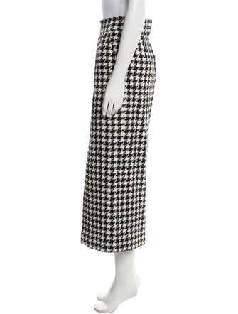 Dolce & Gabbana Virgin Wool Midi Length Skirt