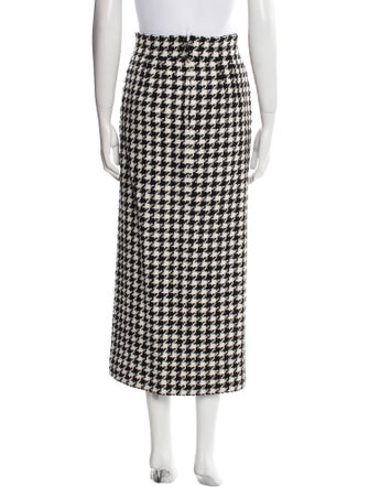 Dolce & Gabbana Virgin Wool Midi Length Skirt