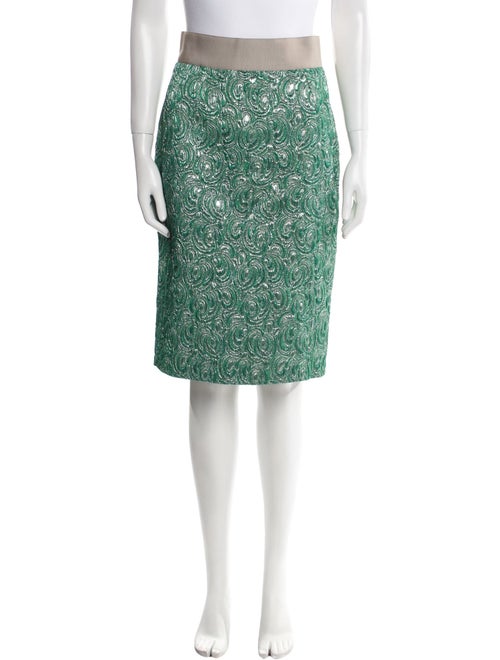 Dolce & Gabbana Colorblock Pattern Knee-Length Skirt