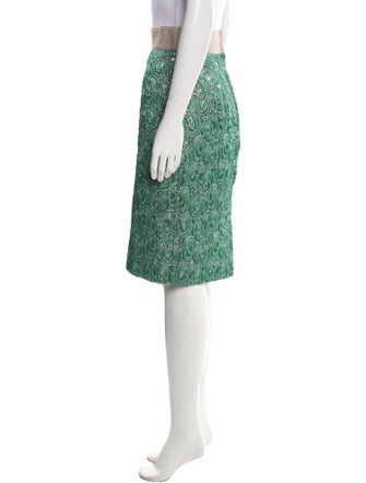 Dolce & Gabbana Colorblock Pattern Knee-Length Skirt