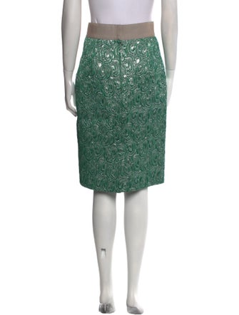 Dolce & Gabbana Colorblock Pattern Knee-Length Skirt