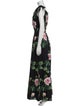 Dolce & Gabbana Floral Print Square Neckline Jumpsuit