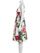 Dolce & Gabbana Floral Print Knee-Length Dress