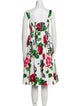 Dolce & Gabbana Floral Print Knee-Length Dress