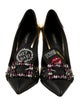 Dolce & Gabbana Leather Printed Pumps