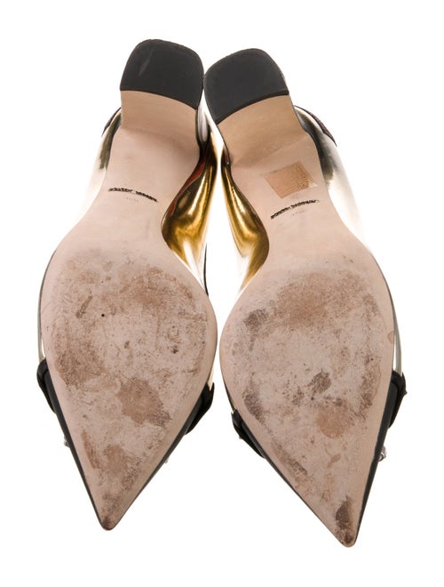 Dolce & Gabbana Leather Printed Pumps