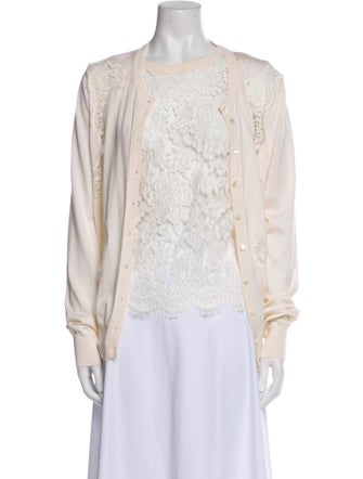 Dolce & Gabbana Silk Lace Pattern Set