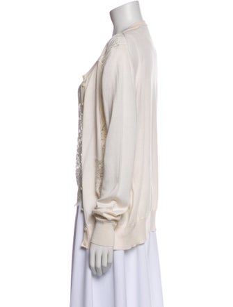 Dolce & Gabbana Silk Lace Pattern Set