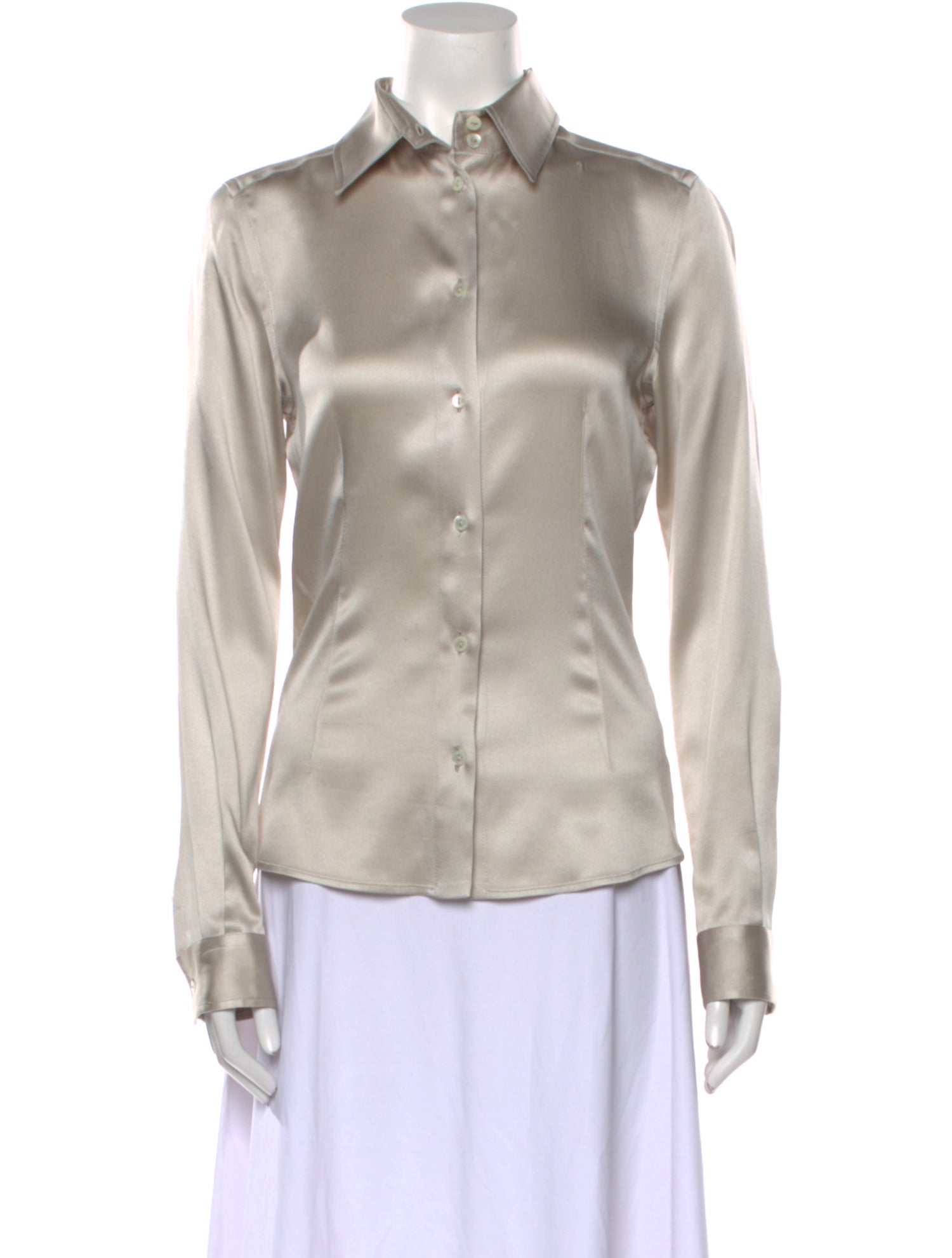 Dolce & Gabbana Long Sleeve Button-Up Top