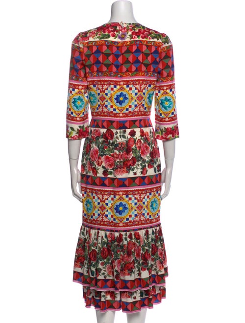 Dolce & Gabbana Silk Long Dress