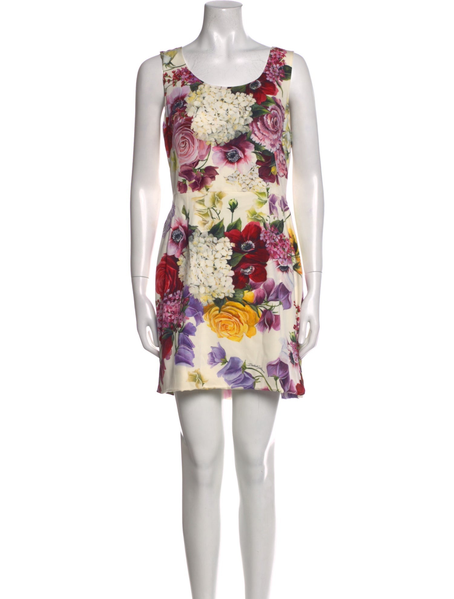 Dolce & Gabbana Silk Mini Dress w/ Tags