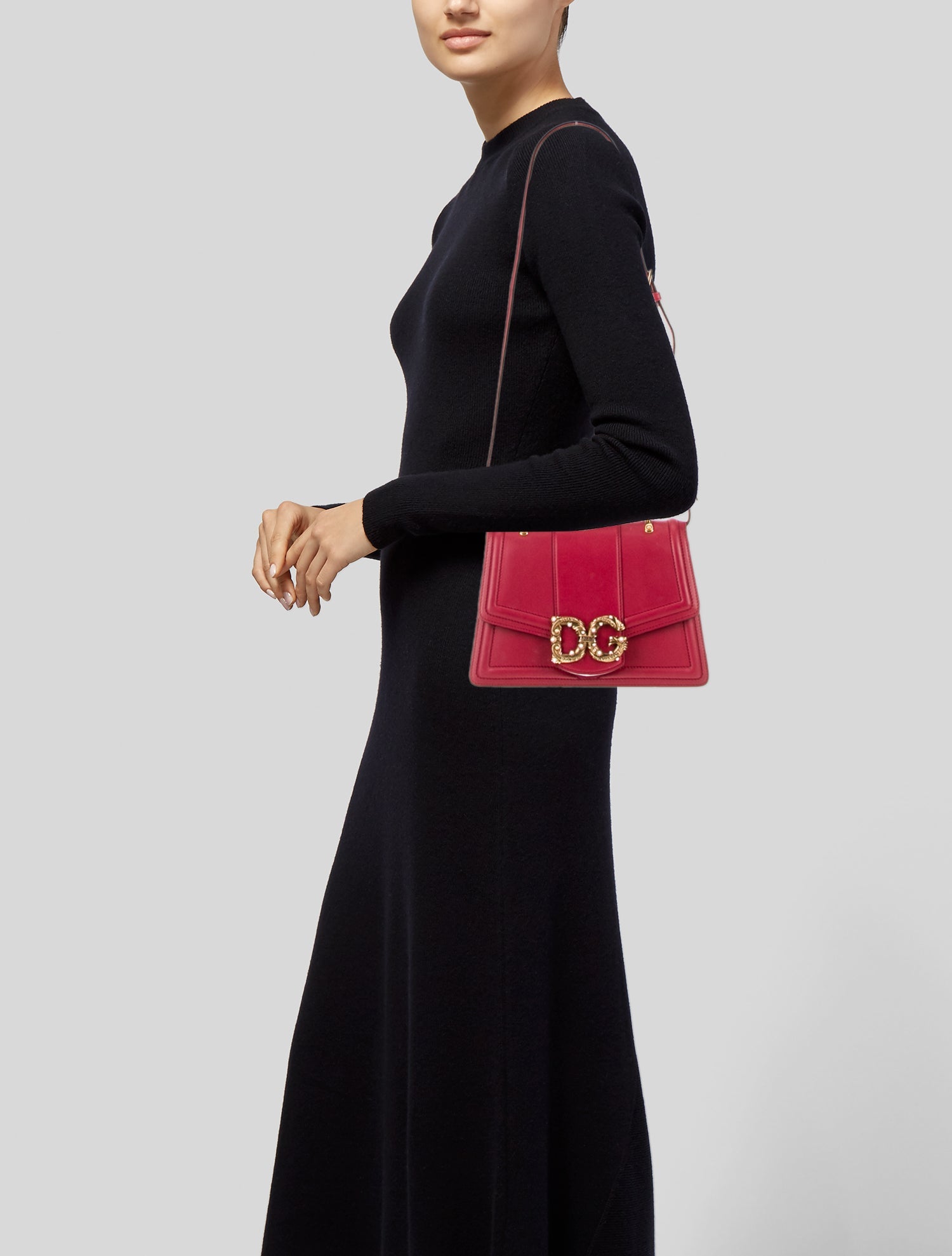 Dolce & Gabbana Leather Top Handle Bag