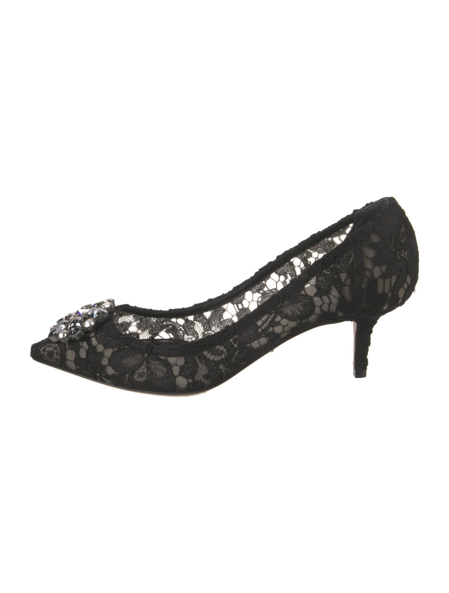 Dolce & Gabbana Lace Lace Pattern Pumps