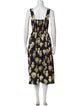 Dolce & Gabbana Silk Midi Length Dress