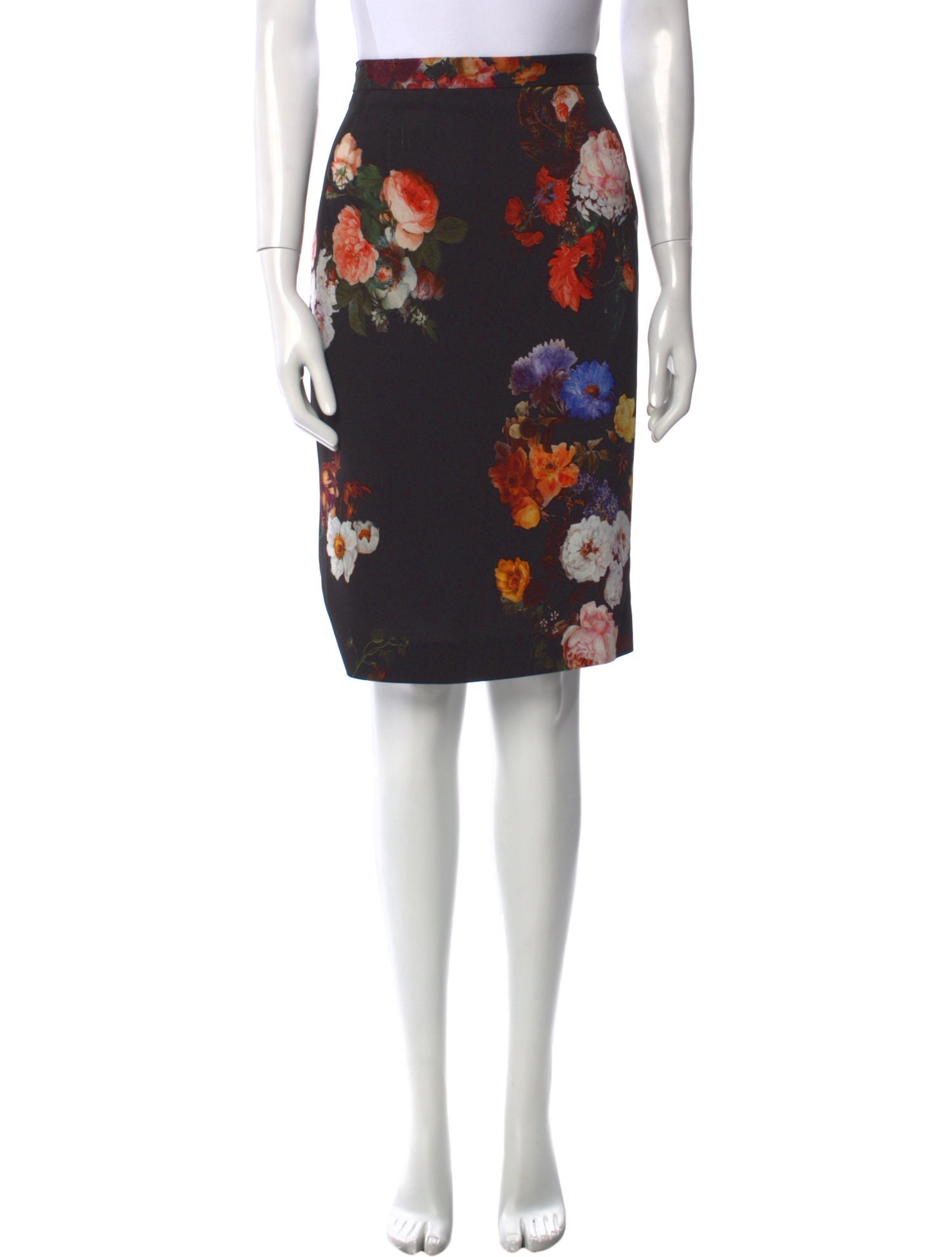 Dolce & Gabbana Floral Print Knee-Length Skirt