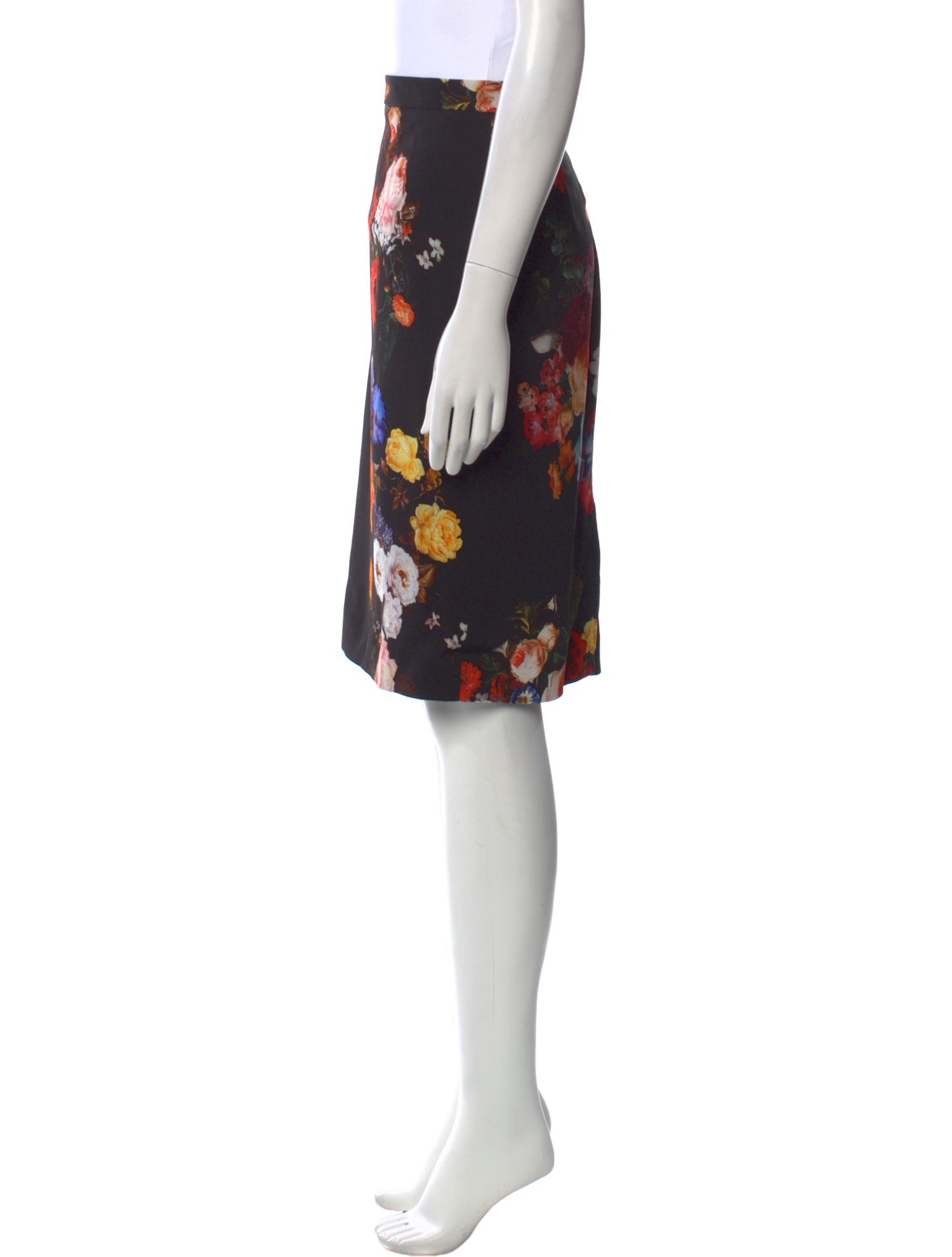 Dolce & Gabbana Floral Print Knee-Length Skirt