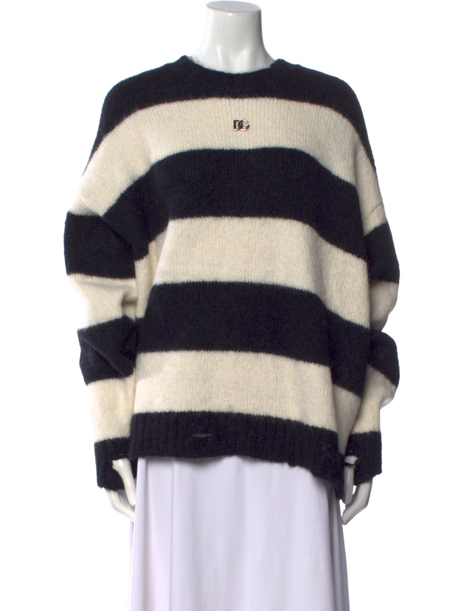 Dolce & Gabbana Alpaca Striped Sweater