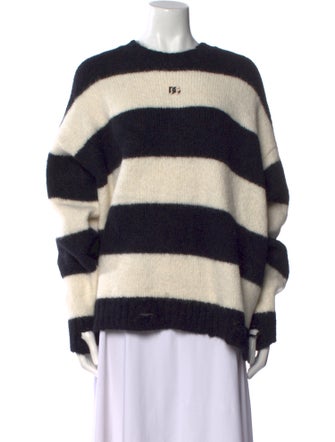Dolce & Gabbana Alpaca Striped Sweater