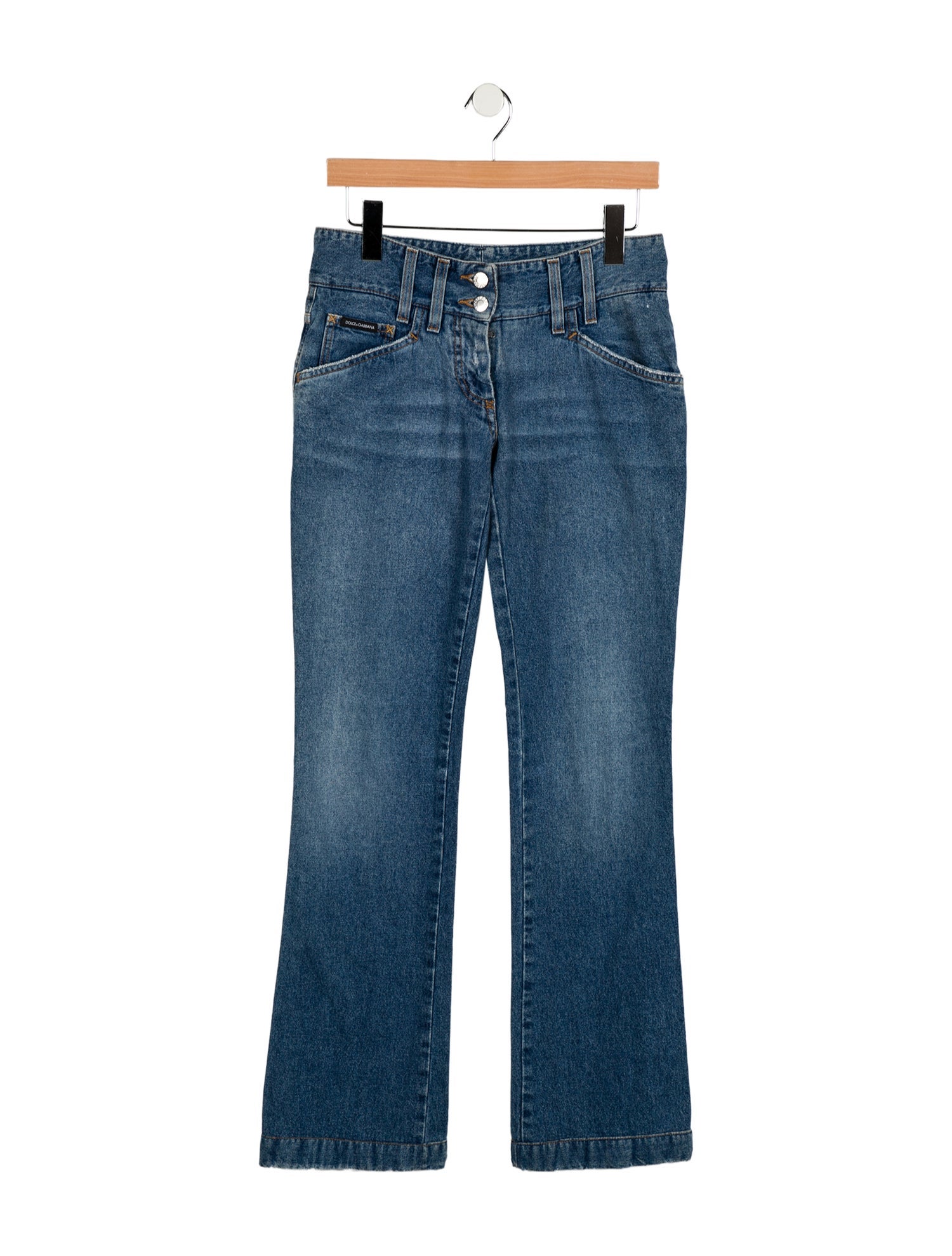 Dolce & Gabbana Low-Rise Straight Leg Jeans