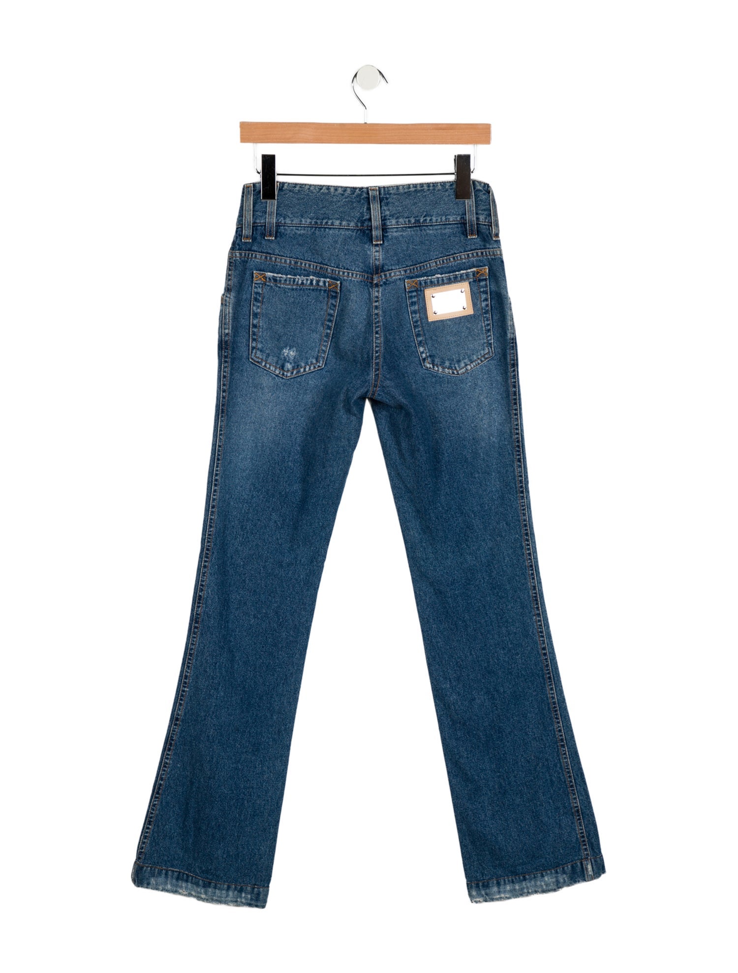 Dolce & Gabbana Low-Rise Straight Leg Jeans