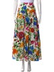 Dolce & Gabbana Floral Print Midi Length Skirt