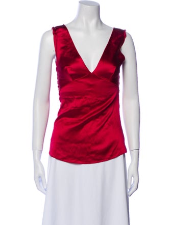 Dolce & Gabbana V-Neck Sleeveless Top