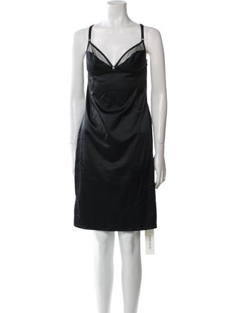 Dolce & Gabbana Cowl Neck Mini Dress