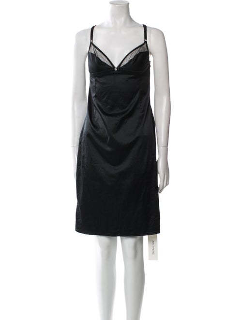 Dolce & Gabbana Cowl Neck Mini Dress