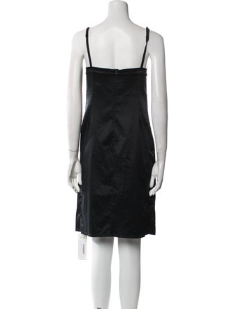 Dolce & Gabbana Cowl Neck Mini Dress